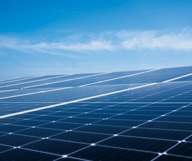 solar panels on a roof