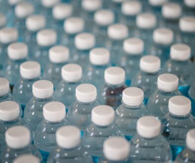 white plastic bottle lot