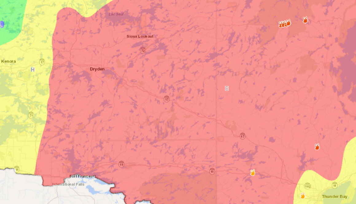 ON WILDFIRE MAP JUNE 3