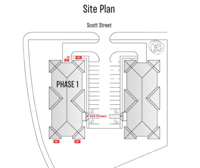 The Commons at Shevlin site plan